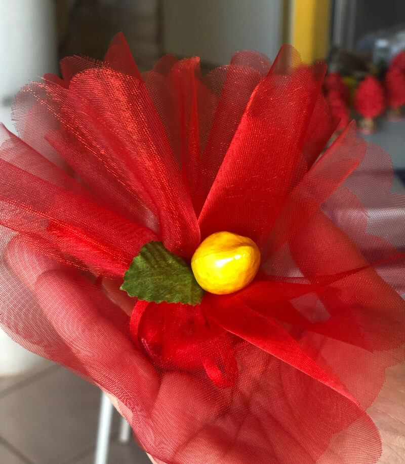 Sacchetto confetti in organza - immagine 4