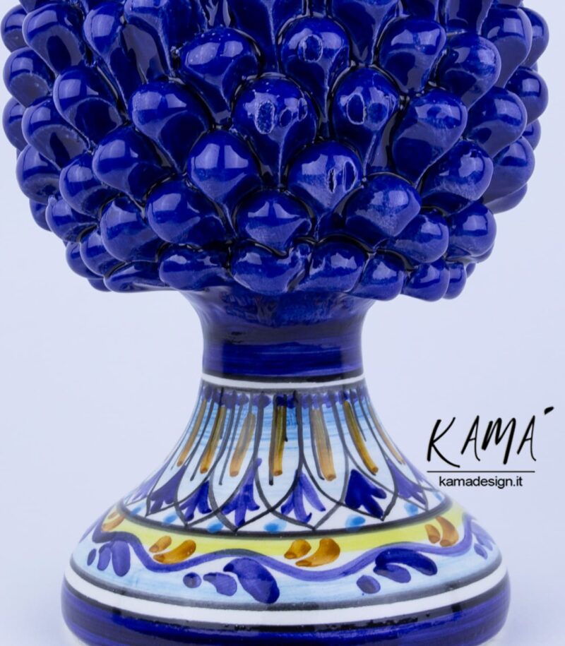 pigna ceramica blu