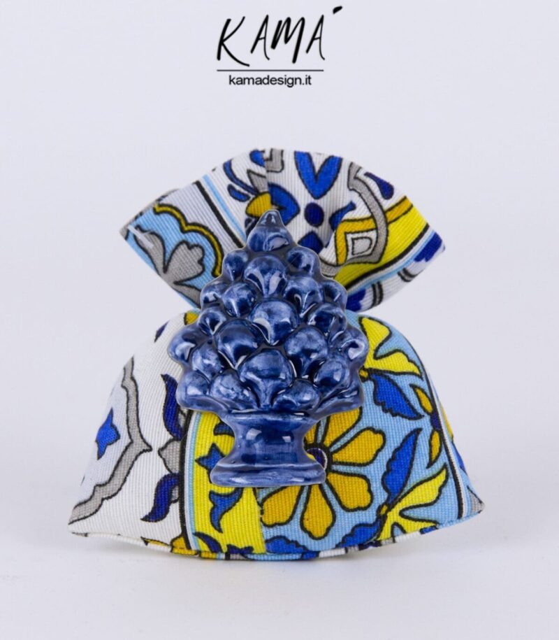 sacchetto maiolica bomboniera