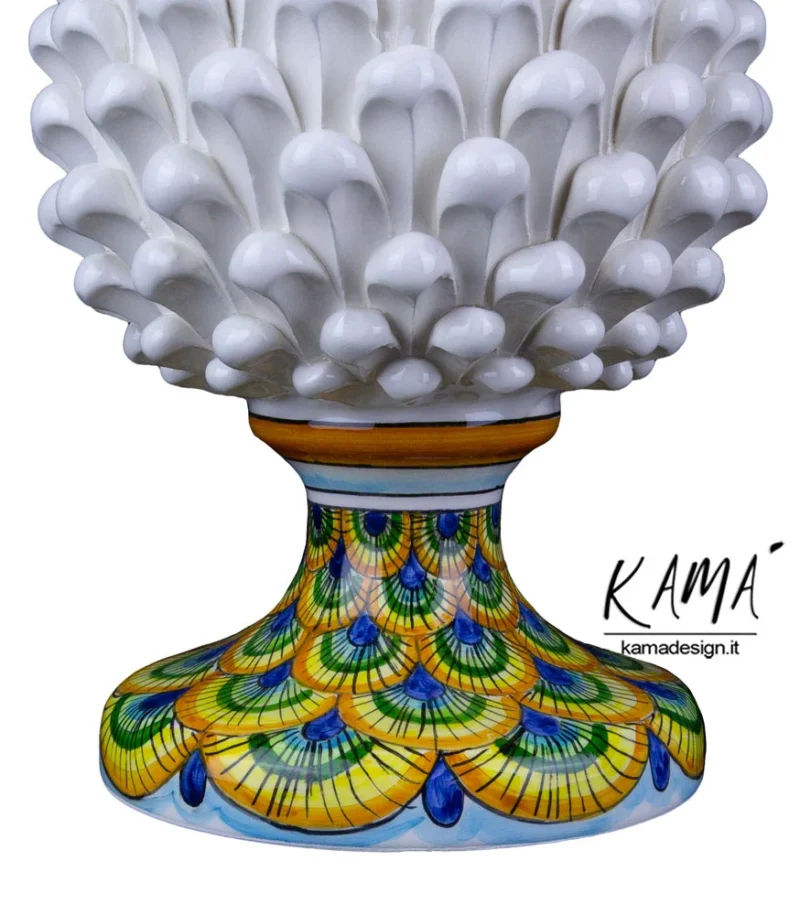 Pigna kamà h 30 bianca - immagine 2