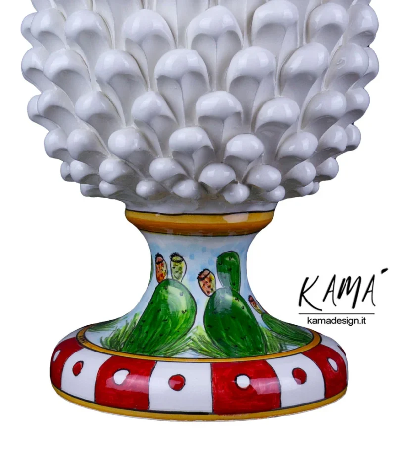 Pigna kamà h 30 bianca - immagine 2